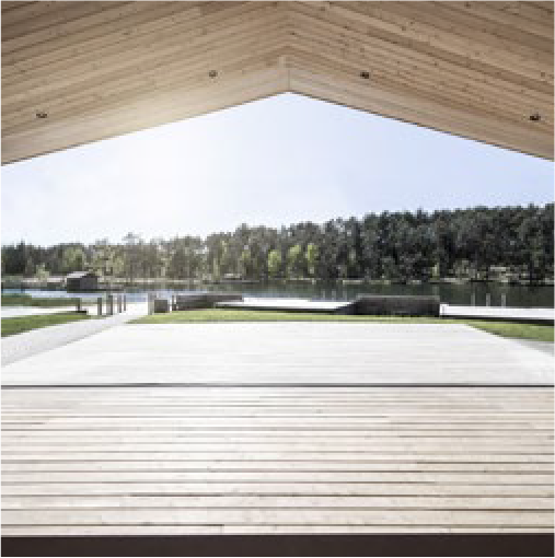 Schwimmhütte Lake House