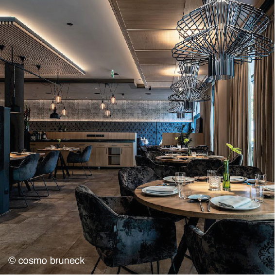 Abendessen im Cosmo Restaurant, Bruneck